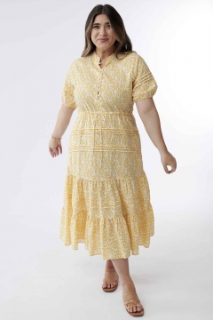Raglan Puff Short Sleeve Dress